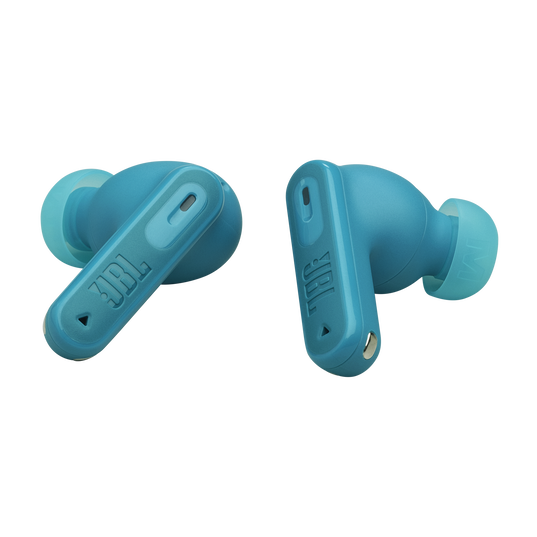 JBL Tune Beam 2 - Turquoise - True Wireless Noise Cancelling Earbuds - Detailshot 3